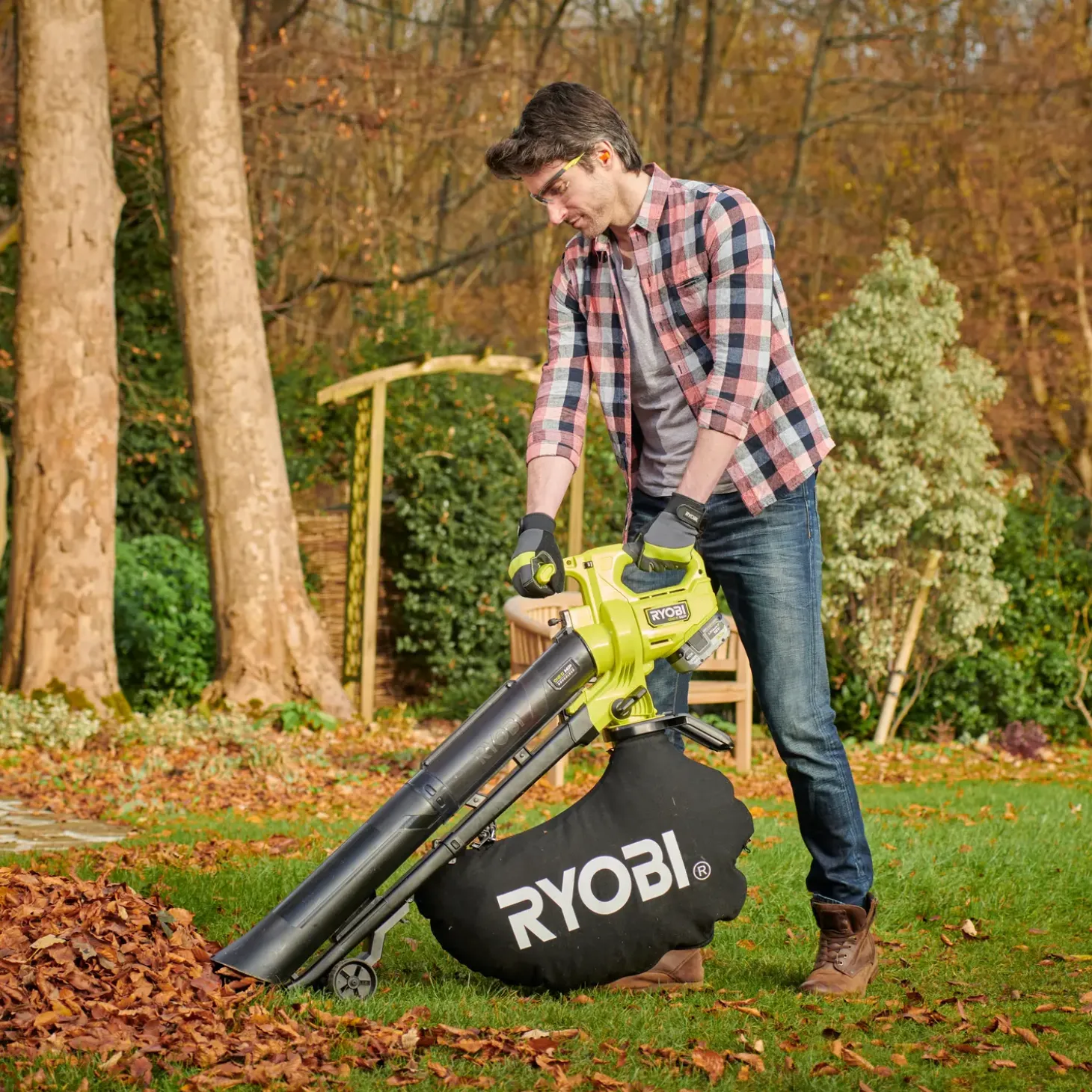 Ryobi RY18BVXA-0 løvblæser 18V ONE+ solo