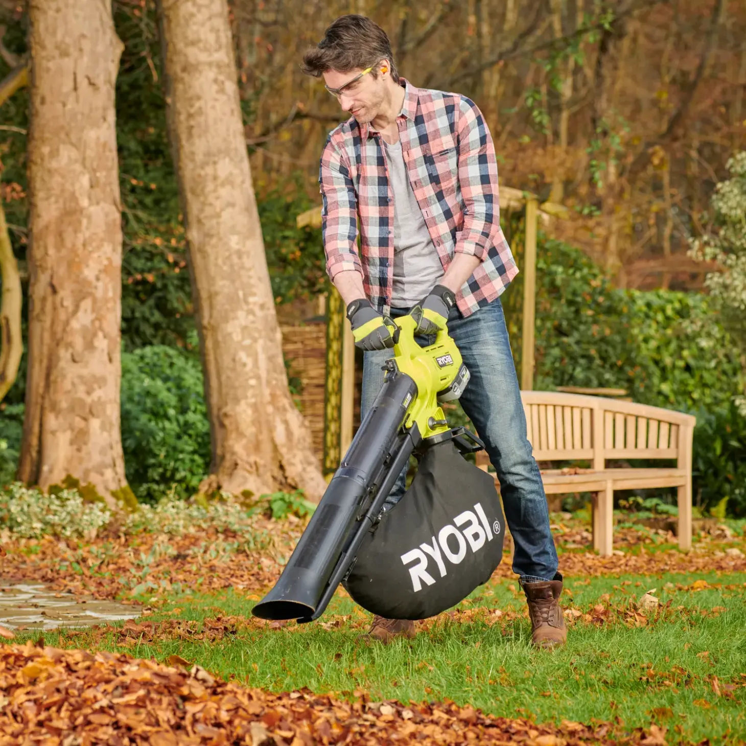 Ryobi RY18BVXA-0 løvblæser 18V ONE+ solo