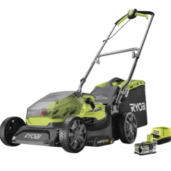 Ryobi RY18LMX37A-150 plæneklipper 1x5.0 Ah batteri og lader 18V ONE+