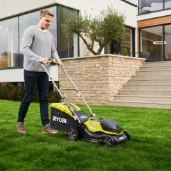 Ryobi RY18LMX37A-150 plæneklipper 1x5.0 Ah batteri og lader 18V ONE+
