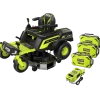Ryobi RY72ZTRX107-210 72V 137 cm zero turn plæneklipper 3x10 Ah batt.