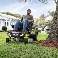 Ryobi RY72ZTRX76-210 72V 76 cm zero turn plæneklipper 2x10 Ah batt.