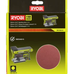 Ryobi SD150A10 slibeskiver Ø150 mm K80 10 stk