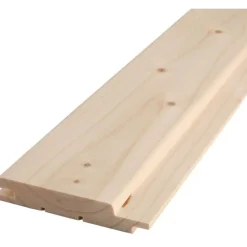 Saunabeklædning granrustik 19x100 mm ubehandlet 3,0 m