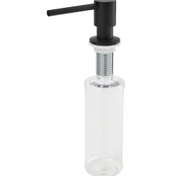Sæbedispenser til køkkenvask mat sort