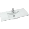 Scanbad Amber Vask 101x45,5 cm porcelæn hvid