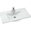 Scanbad Amber Vask 81x45,5 cm porcelæn hvid
