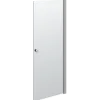 Scanbad brusedør satin/klart glas 200 x 80 cm
