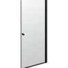 Scanbad brusedør 89x200 cm mat sort