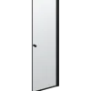 Scanbad brusedør 69x200 cm mat sort