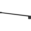Scanbad brusestang 120 cm mat sort