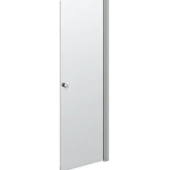 Scanbad Match brusedør satin/klartglas 200x70 cm