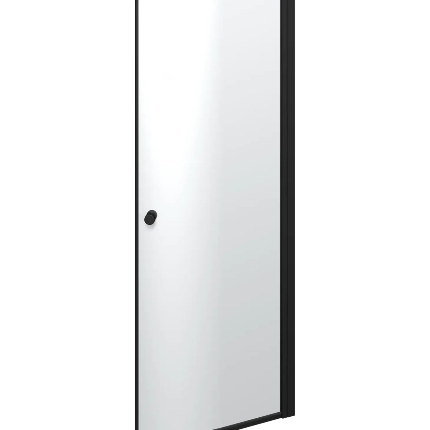 Scanbad Match bruse dør 74x200 cm buet