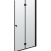 Scanbad Match foldbar brusedør 99x200 cm mat sort - OBS kun 1 stk.