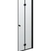 Scanbad Match foldbar brusedør 69x200 cm mat sort