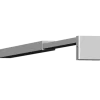 Scanbad Match teleskopstang t/D satin