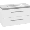 Scanbad Multo+ vaskeskab m/ Lotto XL vask 105 cm mat hvid