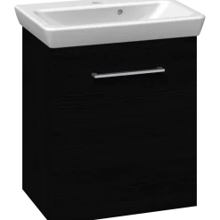 Scanbad Multo+ vaskeskab m/ Lotto vask 55 cm sort struktur