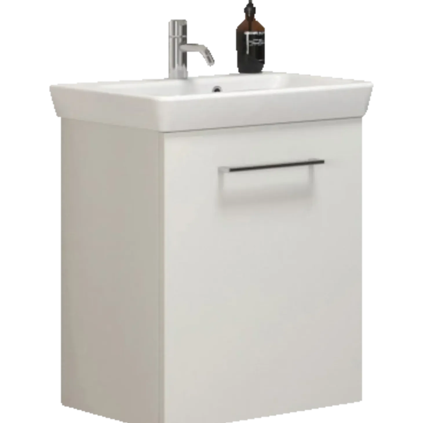 Scanbad Multo+ vaskeskab m/Lotto vask 55 cm mat hvid