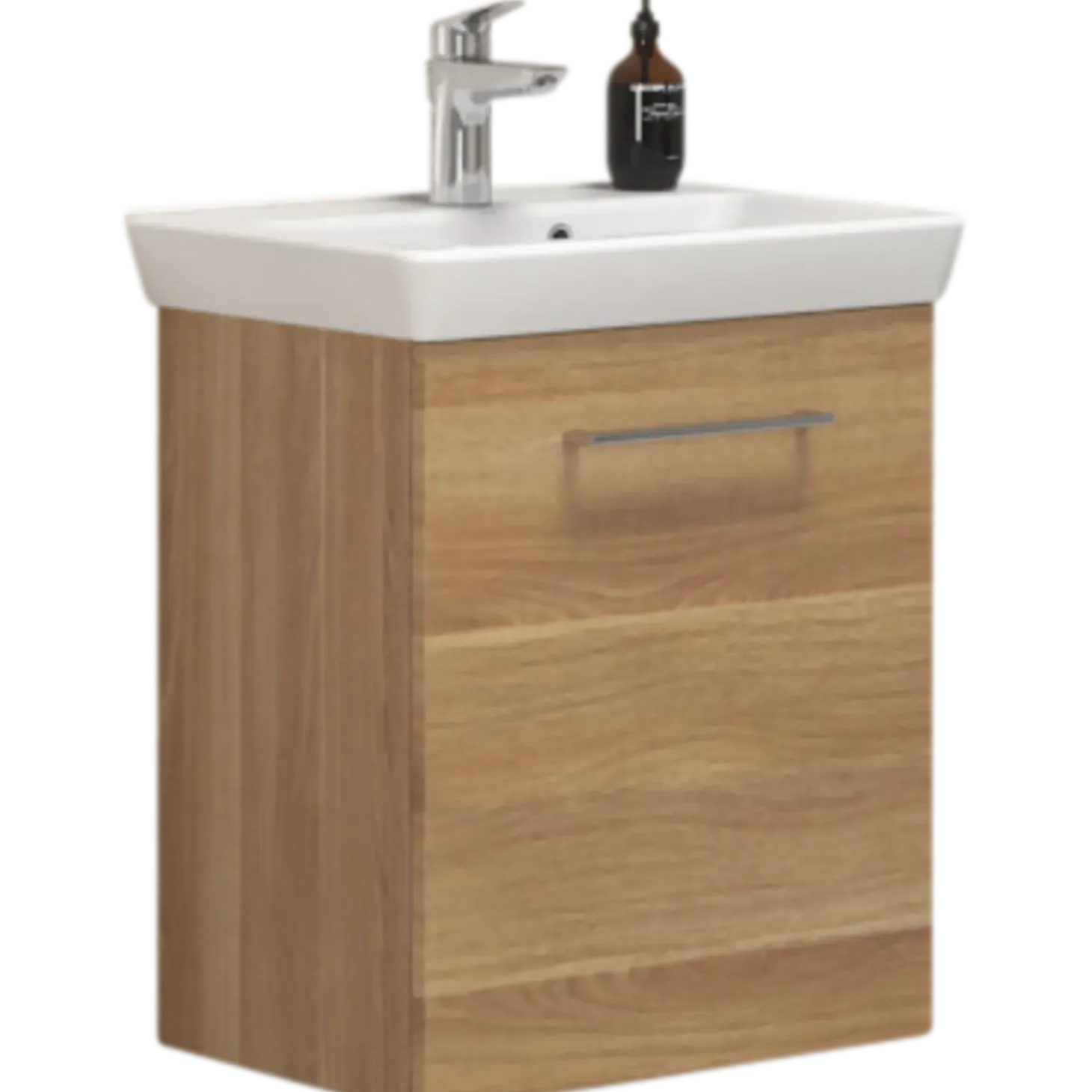 Scanbad Multo vaskeskab m/Lotto vask 55x64,6x38,2 cm varm eg