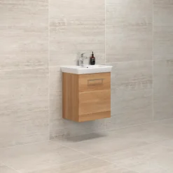 Scanbad Multo vaskeskab m/Lotto vask 55x64,6x38,2 cm varm eg