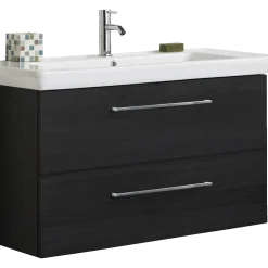 Scanbad Multo+ vaskeskab m/ Lotto XL vask 105 cm sort