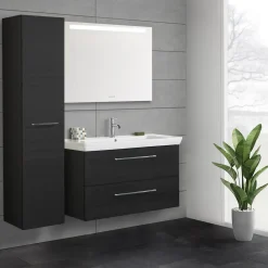 Scanbad Multo+ vaskeskab m/ Lotto XL vask 105 cm sort