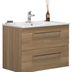 Scanbad Multo vaskeskab m/Lotto vask 81x59,4x45,5 cm varm eg