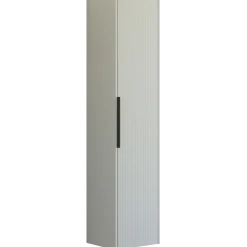 Scanbad NOW højskab m/enkelt låge 176x40x35 cm mat lyseblå, stribet front