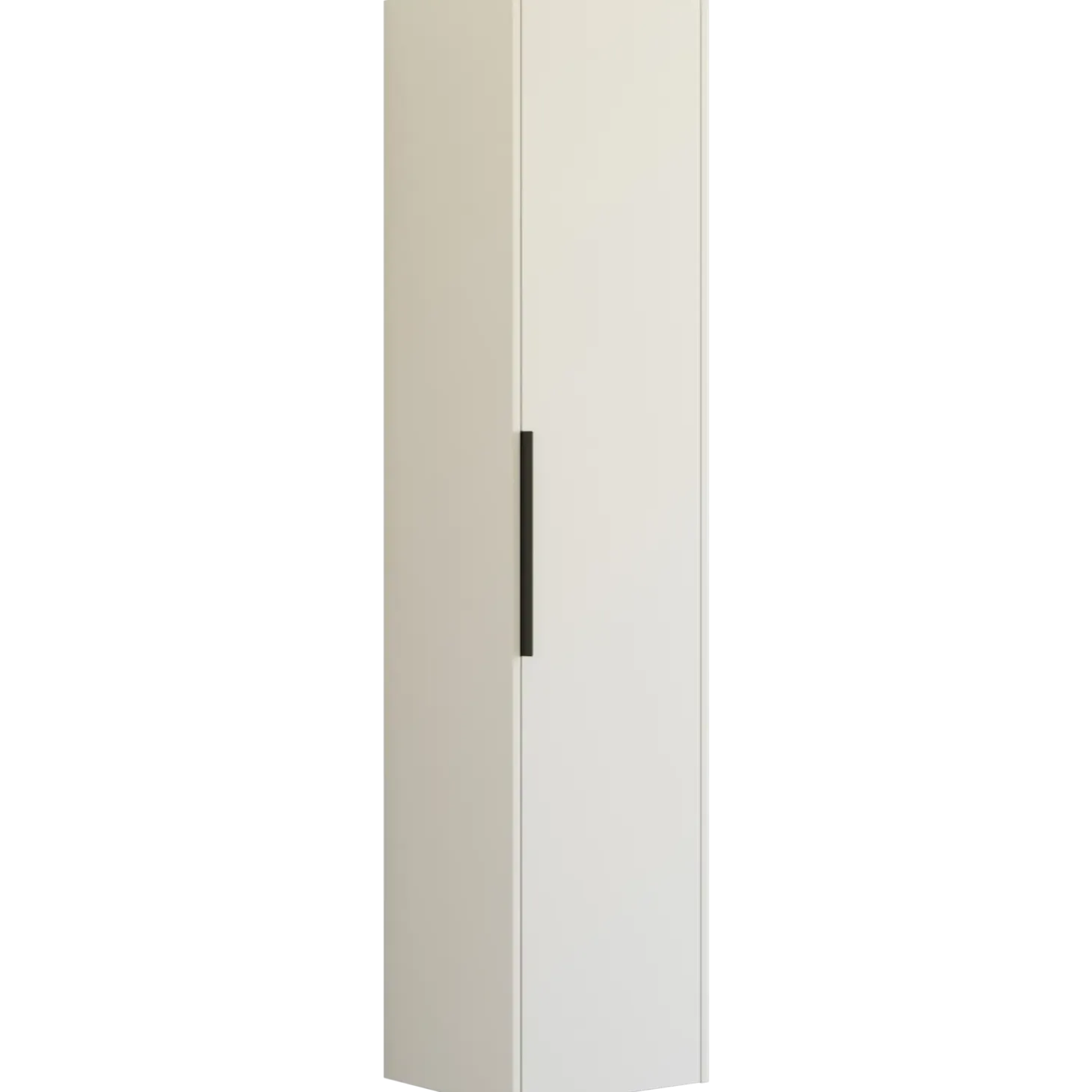 Scanbad NOW højskab m/enkelt låge 176x40x35 cm mat sand, glat front