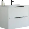 Scanbad NOW vaskeskab m/to skuffer 65,8x81x45,5 cm mat hvid glat front
