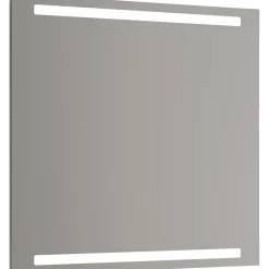 Scanbad Repeat spejl 70x80 cm med LED lys i top og bund
