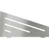 Schlüter-SHELF-E-S3 hjørnehylde 15x29,5 cm børstet rustfrit stål