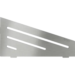Schlüter-SHELF-E-S3 hjørnehylde 15x29,5 cm børstet rustfrit stål