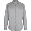 Seven seas Fine twill modern skjorte silver grey str. M