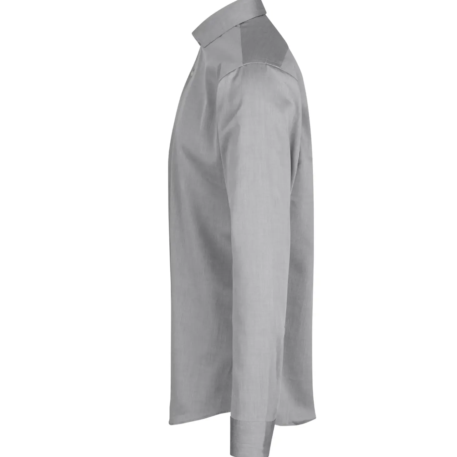 Seven seas Fine twill modern skjorte silver grey str. M