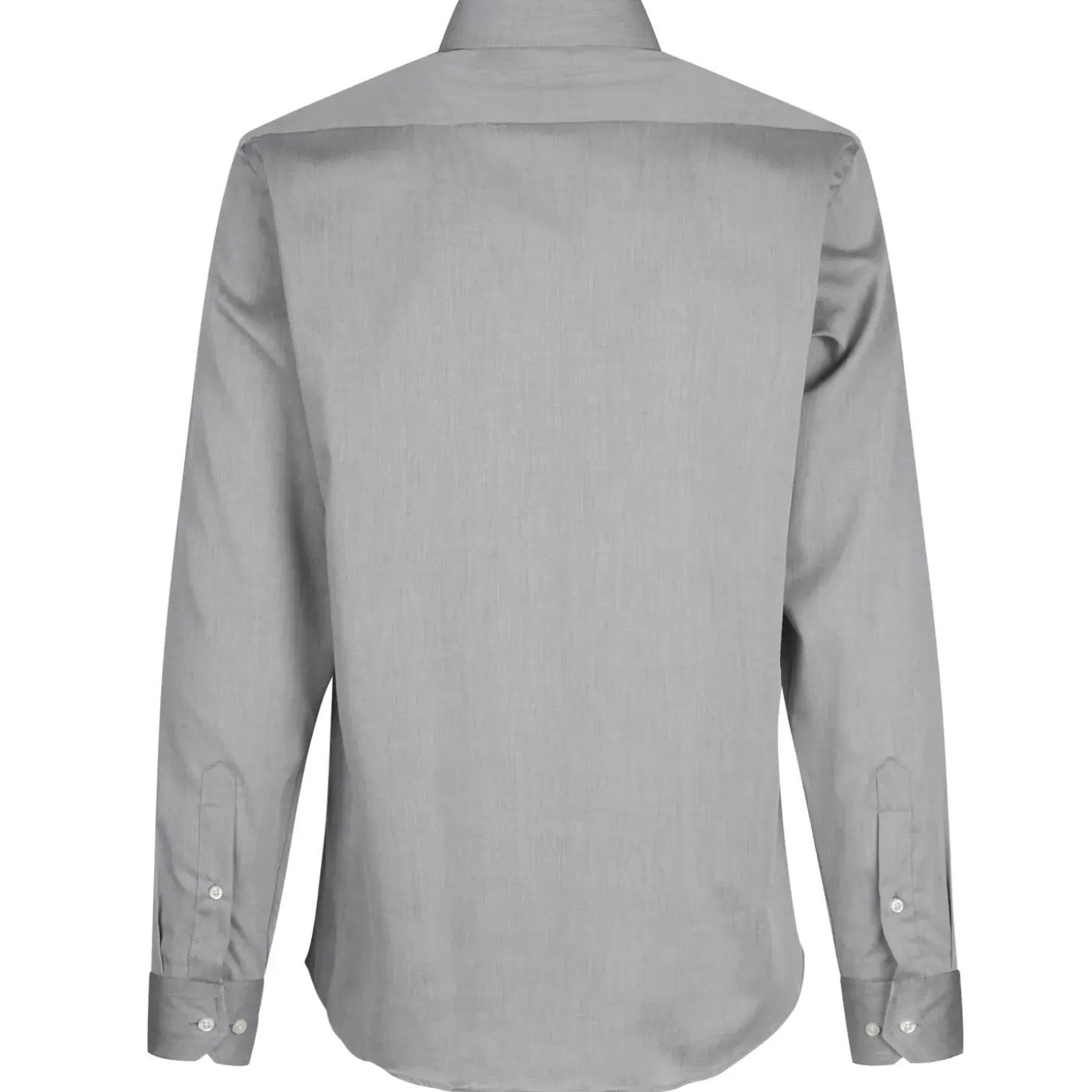 Seven seas Fine twill modern skjorte silver grey str. M