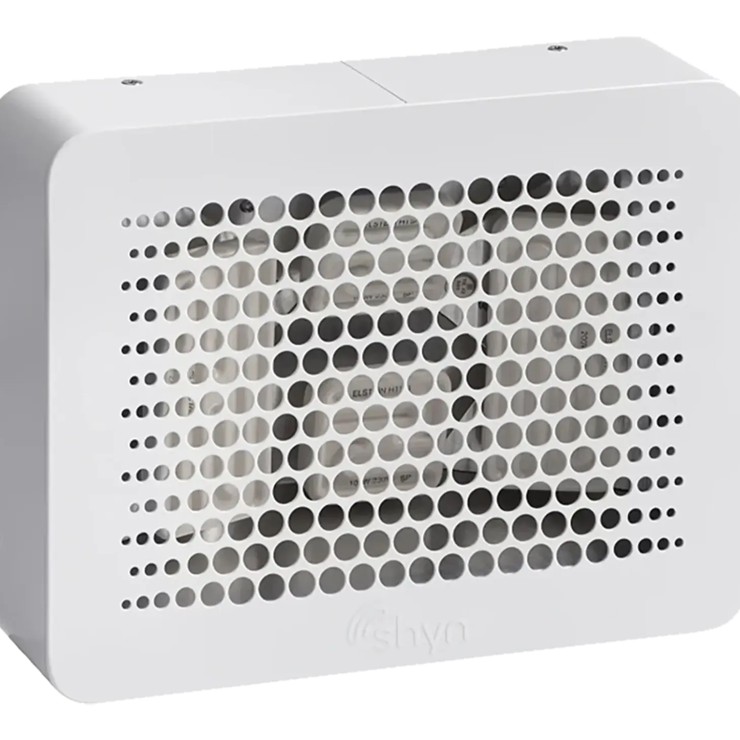 Shyn infrarød radiator 600W m/gennemføring inkl. 4m ledning sort