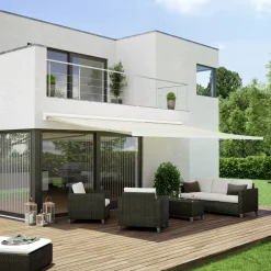Sigma markise med motor 400x300 cm hvid
