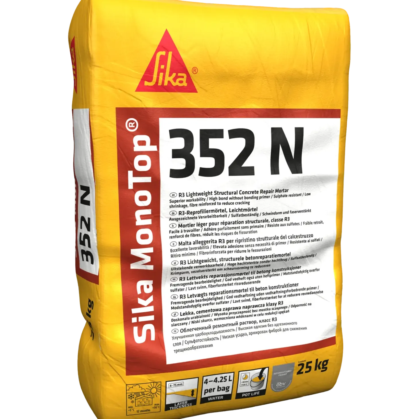 Sika Monotop-352N reparationsmørtel 25 kg