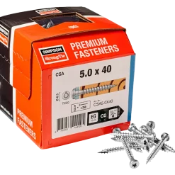 Simpson Strongtie beslagskrue elgalvaniseret 5x40 mm x 250 stk
