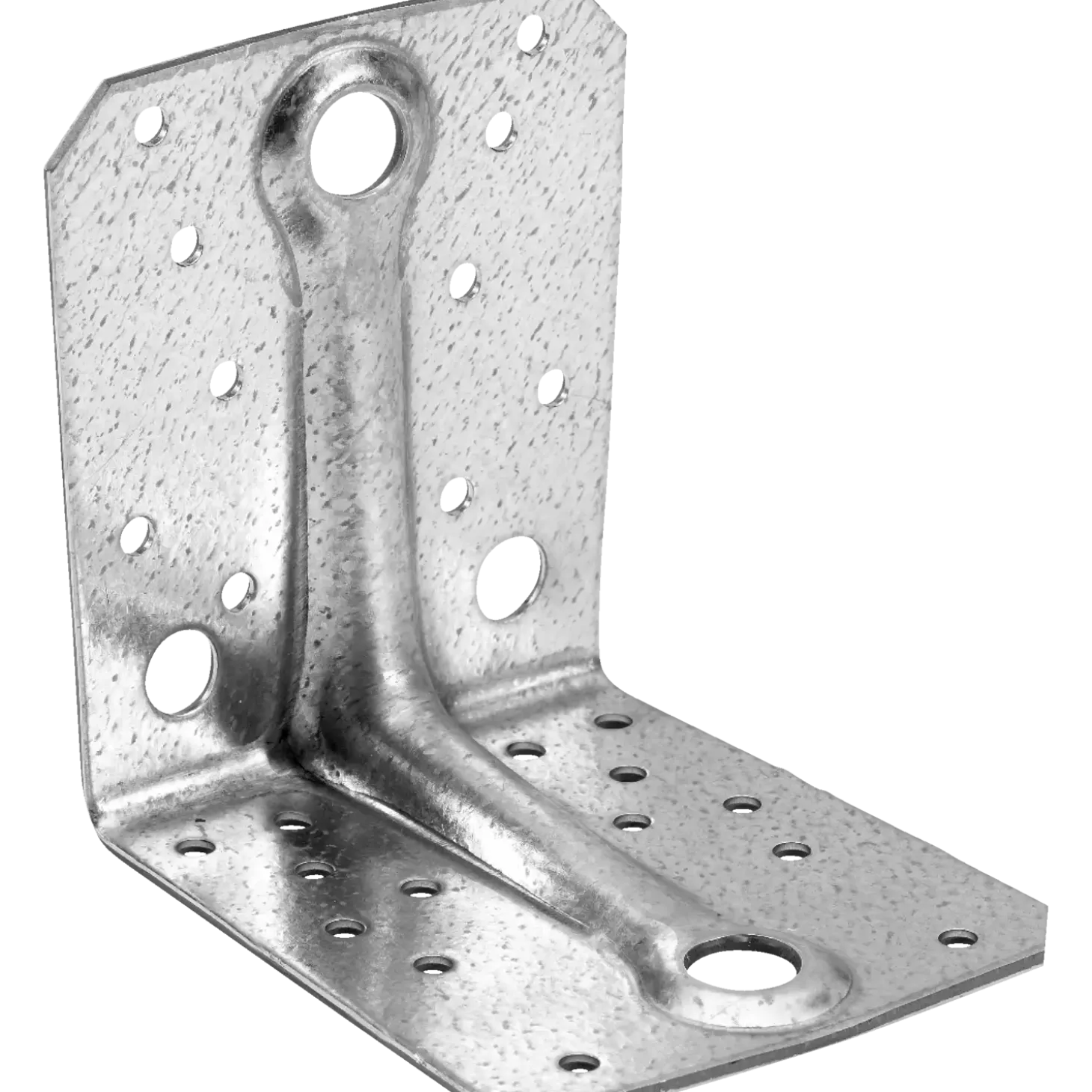 Simpson strong-tie vinkelbeslag med nøglehulsribbe 90x105x3x105 mm