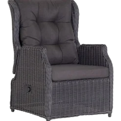 Skagen lux reclinerstol 86x103x84 sort