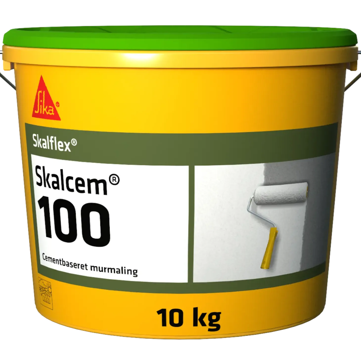 Skalcem 100 cementbaseret murmaling sølvgrå 10 kg