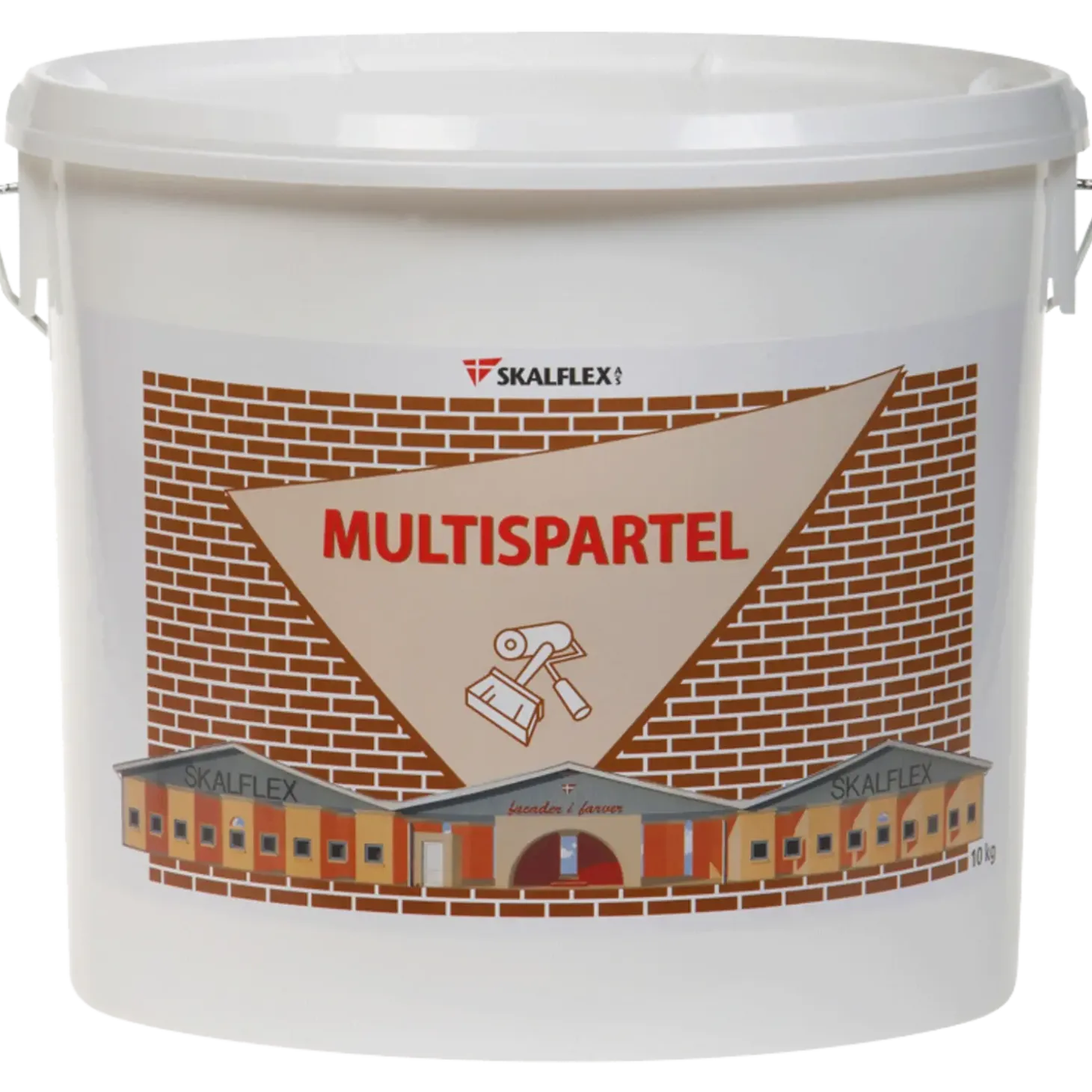 Skalflex multispartelmasse hvid 4 kg