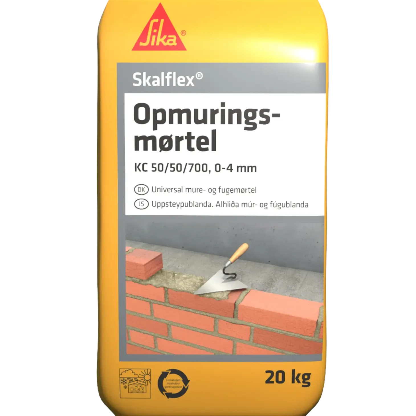 Skalflex Opmuringsmørtel KC 50/50/700 20 kg