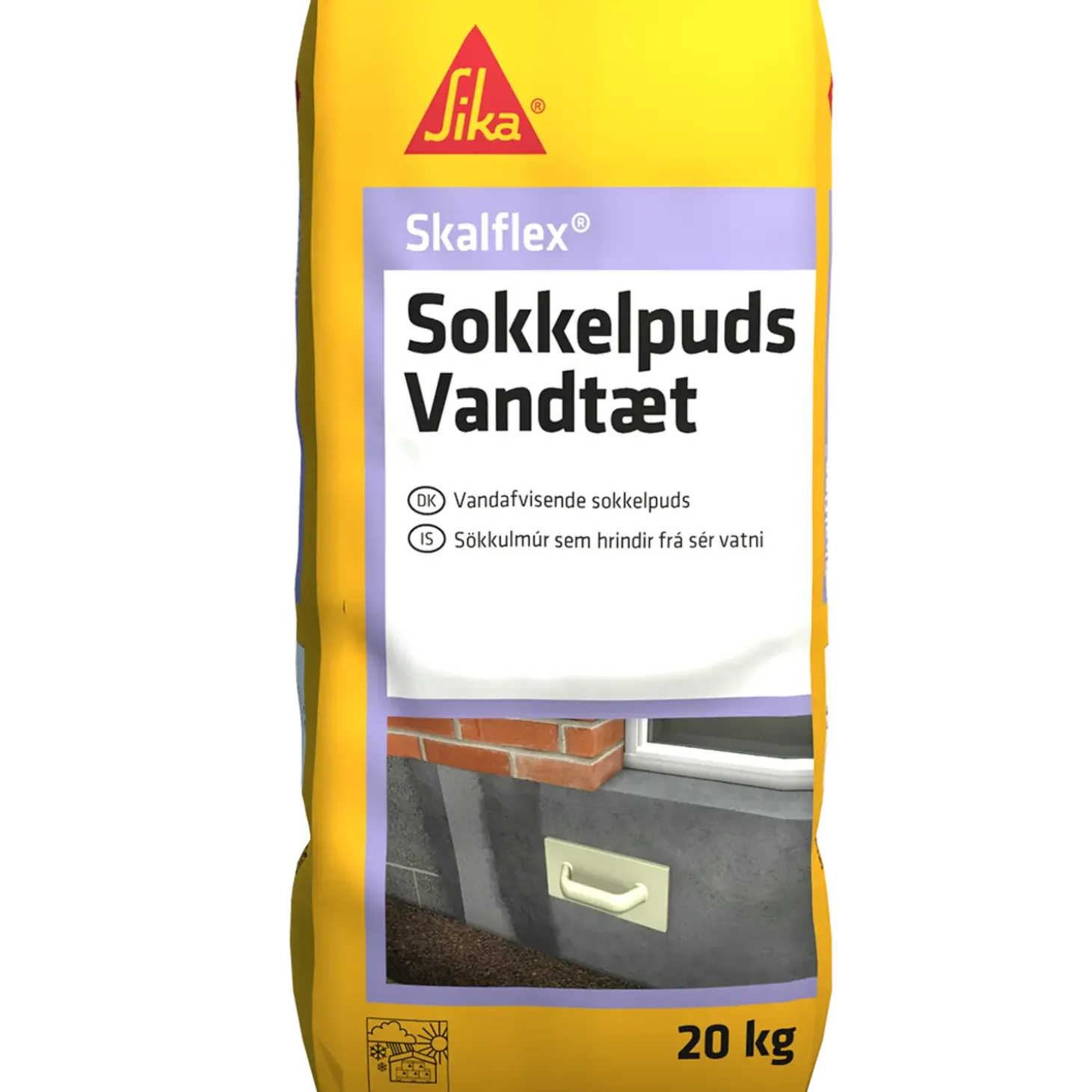 Skalflex sokkelpuds vandtæt 20 kg