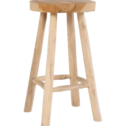 Skammel rund Ø30 cm teak