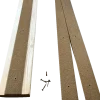 Skridsikker grp liste 50x1000 mm beige