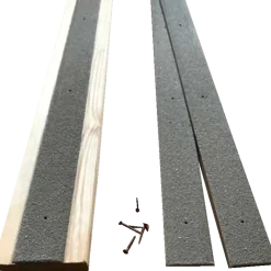 Skridsikker grp liste 50x1000 mm grå